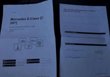 Mercedes Klasa E W212 Coupe 250 CGI BlueEFFICIENCY 204KM 2010 Mercedes-Benz Klasa E E250 NAVI AUTOMAT 204KM zarejestrowany 1.8, zdjęcie 38