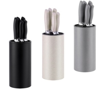 КУХОННЫЕ НОЖИ НАБОР ИЗ 5 НОЖЕЙ КУХОННЫЕ НАБОРЫ HR602-1 ЧЕРНЫЙ