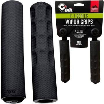 Gripy Rowerowe Czarne ODI F-1 Vapor 130 Nowa jakość chwytów 30% lżejsze od