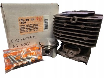 CYLINDER + TŁOK 40MM STIHL FS 400 ORYGINAŁ 4128-020-1201 FS400 SP400