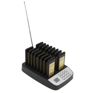 Restauracyjny system Pager 16 Pagerów 1000 metrów