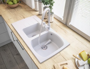 ДОЗАТОР ЖИДКОГО МЫЛА БЕЛЫЙ МОЙКА МАКОВИНА ГРАНИТ