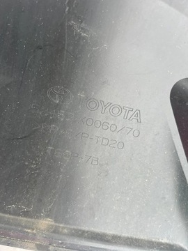 LIŠTA SPOILER TOYOTA YARIS IV 2020 NÁRAZNÍK ZADNÍ