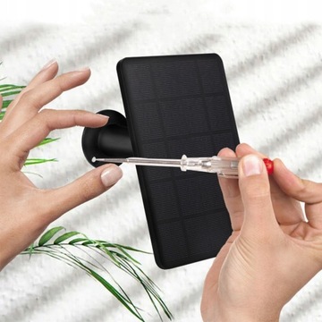 НАСТЕННАЯ СОЛНЕЧНАЯ ПАНЕЛЬ МОЩНОСТЬЮ 4 ВТ ДЛЯ НАРУЖНЫХ КАМЕР С КАБЕЛЕМ ДЛИНОЙ 2,8 М