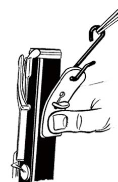 Ремешок BG для кларнета модели C23LP, кожаный