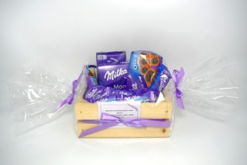 ПОДАРОЧНАЯ КОРЗИНА MILKA ПОДАРОК ​​УЧИТЕЛЮ