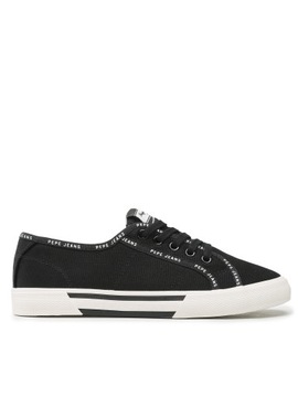 PEPE JEANS Tenisówki Brady Rib W PLS31437 Black 99