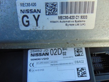 JEDNOTKA MEC93-620 1.6 16V BSI SADA QASHQAI
