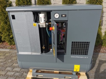 Винтовой компрессор 13 бар, 11 кВт, 1400 л/м, компрессор ATLAS COPCO GX11FF, СУШИЛКА
