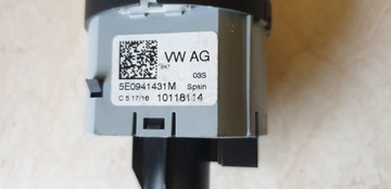 ВЫКЛЮЧАТЕЛЬ СВЕТА SKODA RAPID OCTAWIA III FABIA 3 НОВЫЙ ОРИГИНАЛ ЕВРОПА