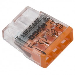 Wago SZYBKOZŁĄCZKA Złączka uniwersalna drut 0,5-2,5mm²/3 2273-203 10 szt.