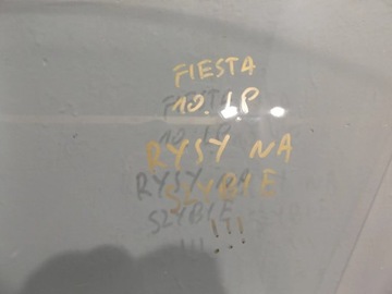 FIESTA MK7 5D SKLO (OKNO) LEVÝ PŘEDNÍ