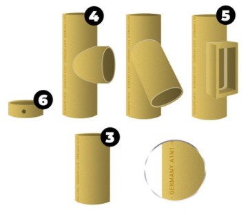 Дымоходная система RAUCH Дымоход 8 м для вентиляции 200+2 ИЗОЛИРОВАННАЯ система
