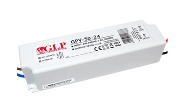 GLP ZASILACZ WODOODPORNY DO LED IP67 GPV-50-24 48W 24V