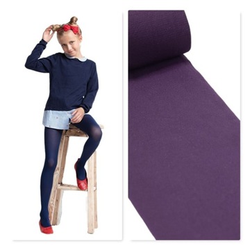 Rajstopy MIKROFIBRA 40 DEN Kolor FIOLET Rozm.140-146