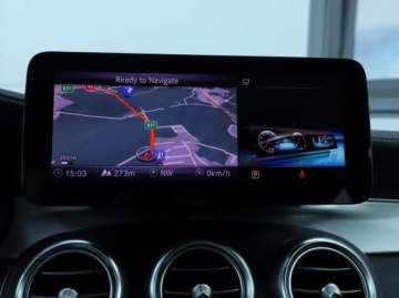 Mercedes Klasa C W205 Coupe 180 156KM 2017 Mercedes C C 180, Salon Polska, Serwis ASO, zdjęcie 11