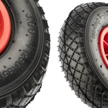 КОЛЕСО КОЛЕСО для тележки с камерой TIRE 2 PR WHEEL 3.00-4 300-4 отверстие 2 см