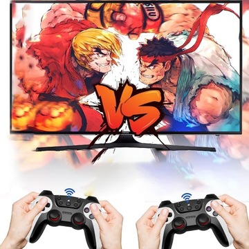 БЕСПРОВОДНАЯ ИГРОВАЯ КОНСОЛЬ HDMI DOUBLE BATTLE 2 PADS 30000+ ИГР