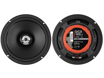 GŁOŚNIKI SAMOCHODOWE HERTZ 165MM DO VW BORA GOLF 4 JETTA VAG PRZÓD + TYŁ