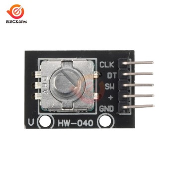 Тип резьбы KY-040 Поворотный энкодер 6 мм + ручка 15*17 мм для Arduino