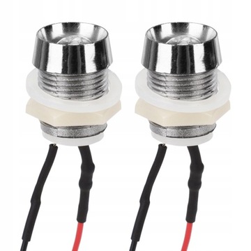 DIODY LED 10mm 24V BIAŁY I CZERWONY - 10 SZT