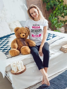 KOSZULKA DAMSKA JESTEM MEGA FLORYSTKA MAM RACJE