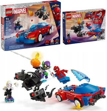 LEGO MARVEL 76279 WYŚCIGÓWKA SPIDER-MANA I ZIELONY GOBLIN PREZENT