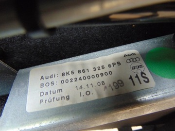 AUDI A4 B8 ЭЛЕКТРОСТАВНИЦА ЗАДНЕГО ОКНА 8K5861325 СЕДАН