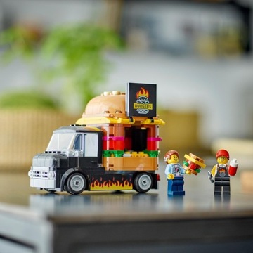 LEGO CITY 60404 ГРУЗОВИК ДЛЯ БУРГЕРОВ + БЕСПЛАТНАЯ СУМКА LEGO РОЖДЕСТВЕНСКИЙ ПОДАРОК