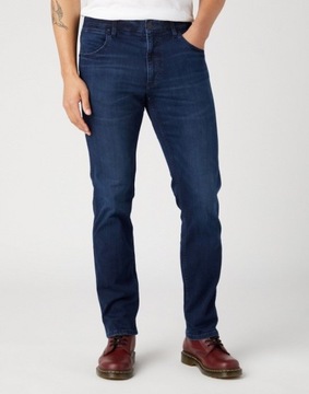 Męskie spodnie jeansowe proste Wrangler GREENSBORO W36 L34