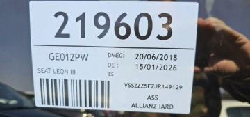 Seat Leon III Hatchback Facelifting 1.4 TSI 125KM 2018 Seat Leon 1.4 Tsi 86tys km ! XCELLENCE, zdjęcie 21