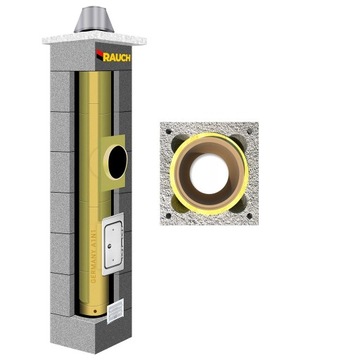 System kominowy RAUCH 6 m komin fi 180 systemowy