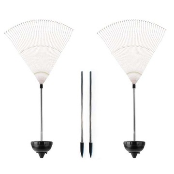 2x СОЛНЕЧНАЯ ЛАМПА ДЛЯ САДОВОГО УКРАШЕНИЯ ОДУВШИНКИ 150 LED