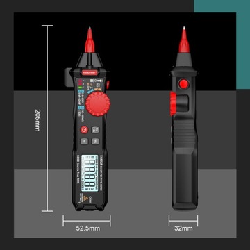 TA802A Ручной цифровой мультиметр Базовый тестер счетчиков HABOTEST