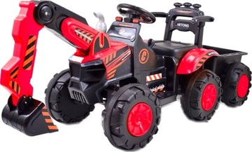 ТРАКТОР, ЭКСКАВАТОР, ПИТАНИЕ ОТ АККУМУЛЯТОРА, 90 Вт, ДИСТАНЦИОННЫЙ ПРИЦЕП