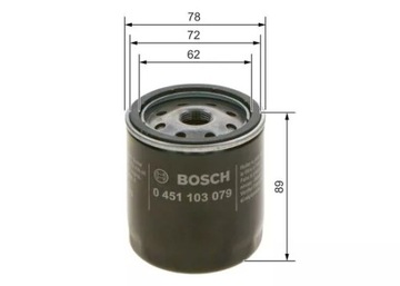 BOSCH 0 451 103 079 FILTR OLEJE