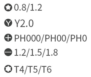 НАБОР ОТВЕРТОК RT0023 PENTALOBE IPHONE MACBOOK