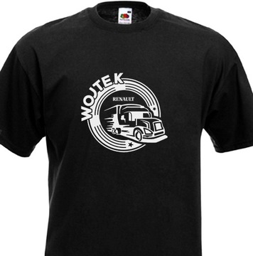 koszulka TIR prezent dla kierowcy ciężarówki Dowolne imię napis tekst marka