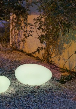 NEW GARDEN lampa ogrodowa PETRA 60 CABLE biała