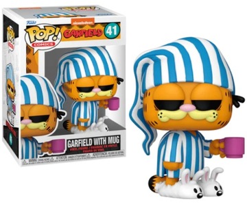 Funko POP! Comics: Garfield with Mug Kot Garfield w piżamie z kubkiem #41