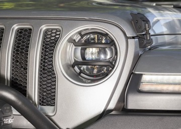 Osłony przednich lamp ELITE, Jeep Wrangler JL JT