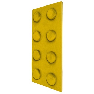 LEGO ДЕТСКАЯ МЯГКАЯ ПАНЕЛЬ 7 ЦВЕТОВ ДЕКОРАТИВНАЯ ДЕКОРАТИВНАЯ 25х50 см