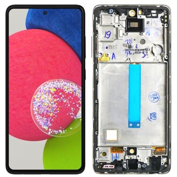 WYŚWIETLACZ SAMSUNG A52S 5G RAMKA INCELL SREBRNY
