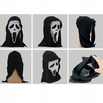 МАСКА УЖАСОВ HALLOWEEN GHOSTFACE ДЛЯ ВЗРОСЛЫХ