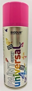 Аэрозольная краска РОЗОВАЯ RAL 4003 BIODUR 400мл