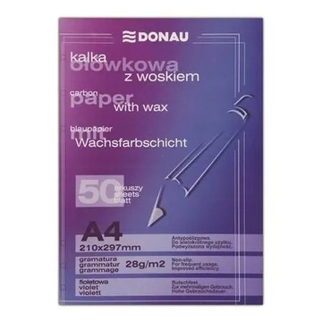 DONAU Карандашная калька с воском А4 Фиолетовый 50 шт.