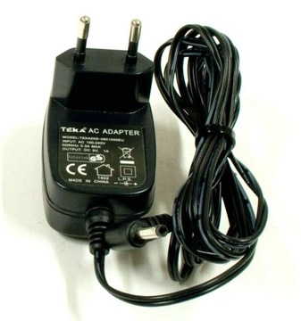 Zasilacz sieciowy 9V 1A TEKA 009-0901000EU wtyk 4.0 X 1,7 mm