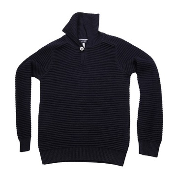 ARMANI JEANS SWETER MESKI WEŁNIANY PREMIUM SM