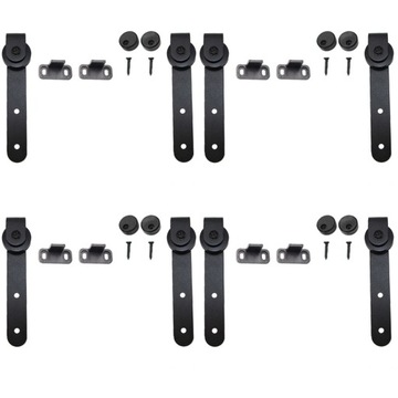 Направляющая для раздвижной двери сарая, шкаф для телевизора, 4 комплекта