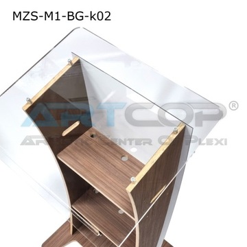 ПРЕСТИЖ кафедра из фанеры и оргстекла, под дерево, водонепроницаемая ЭКСКЛЮЗИВ